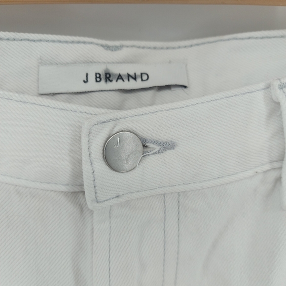 J Brand Joan High Rise Wide Leg Jean in White Size 31 - Picture 6 of 13